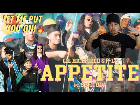 LET ME PUT YOU ON!!! Lil Ricefield ft. P-Lo & Seiji Oda - Appetite (Official Video) 🔥😲