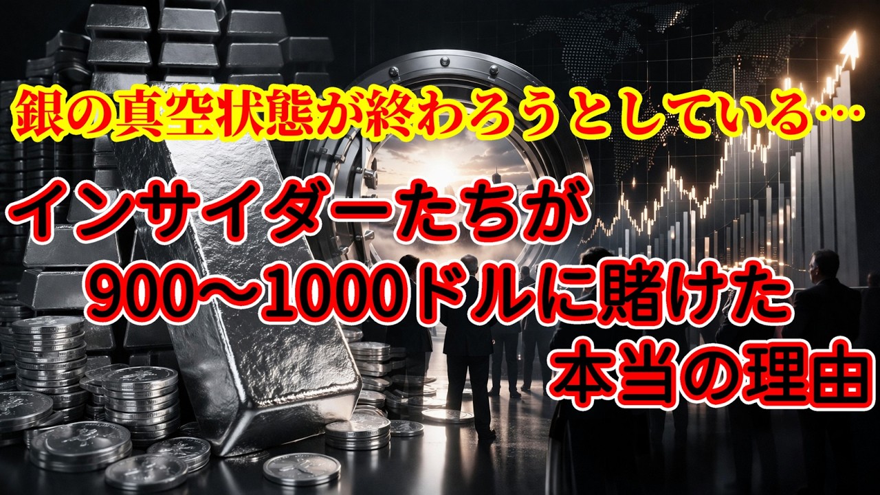 銀の真空状態が終わろうとしている… インサイダーたちが900〜1000ドルに賭けた本当の理由