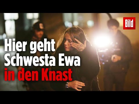 Unter Tränen verabschiedete sich Schwesta Ewa beim Haft-Antritt von ihrer Tochter