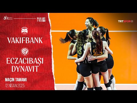 Maçın Tamamı | VakıfBank - Eczacıbaşı Dynavit "Vodafone Sultanlar Ligi Play-Off 1-4 Etabı"
