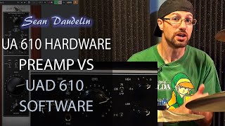 Video thumbnail for Universal Audio 610B Hardware Preamp vs. the UAD plugin by Drum Drum Drum