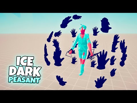 ICE DARK PEASANT vs EVERY FACTION | TABS Totally Accurate Battle Simulator Gameplay