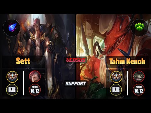 Challenger SETT [Phase Rush] (Support) VS  TAHM KENCH - Challenger KR Patch 10.12