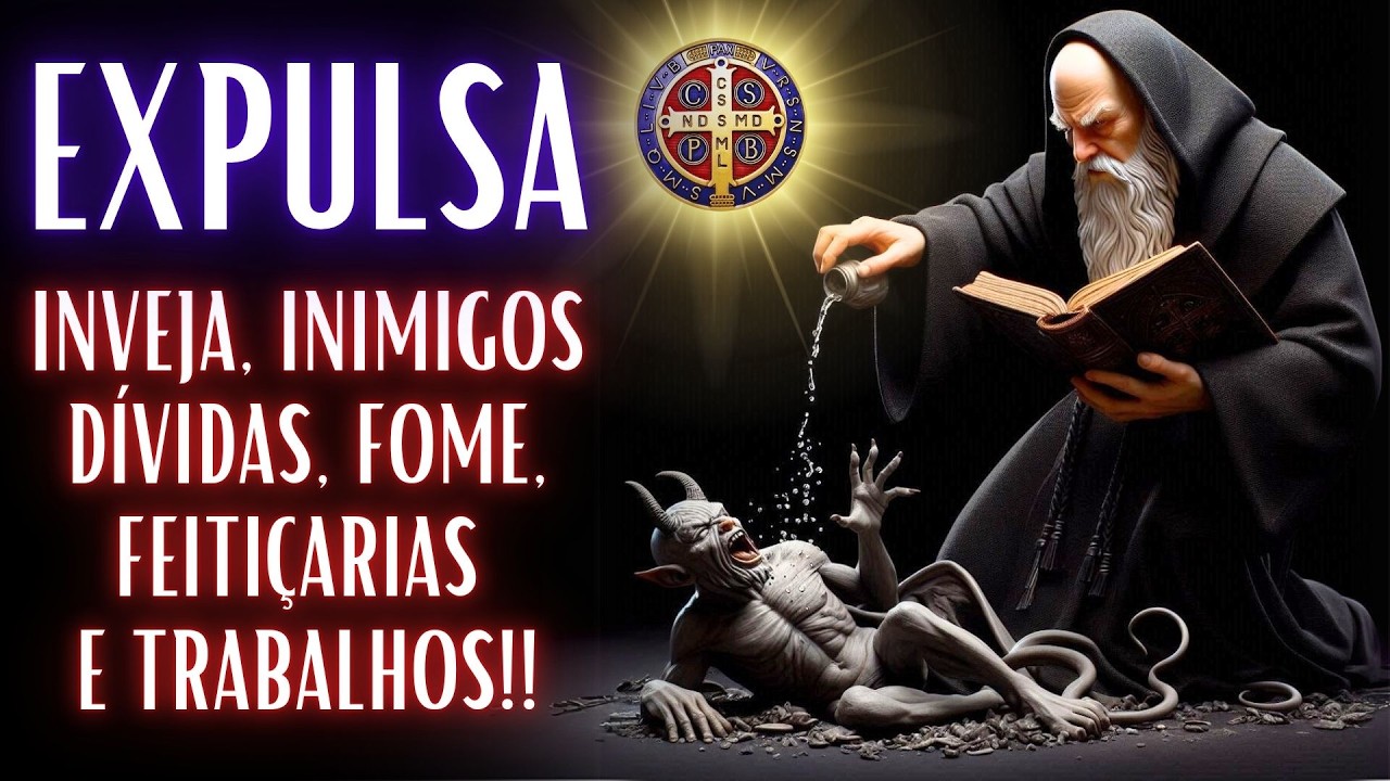 🔥SÃO BENTO NA ÁGUA BENTA EM TODAS AS ÁREAS DA SUA VIDA