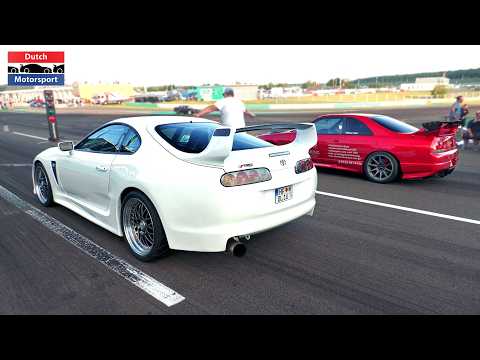 Thumbnail for JDM Cars Drag Racing! - 1500HP Skyline GTR, 3-Rotor Turbo RX7, 1100HP Lancer Evo, Supra,... by Toyota GR Yaris, Video c, Toyota, Netherlands, rx7, Mazda, Subaru, video, Car, Nissan, vide, Honda Civic