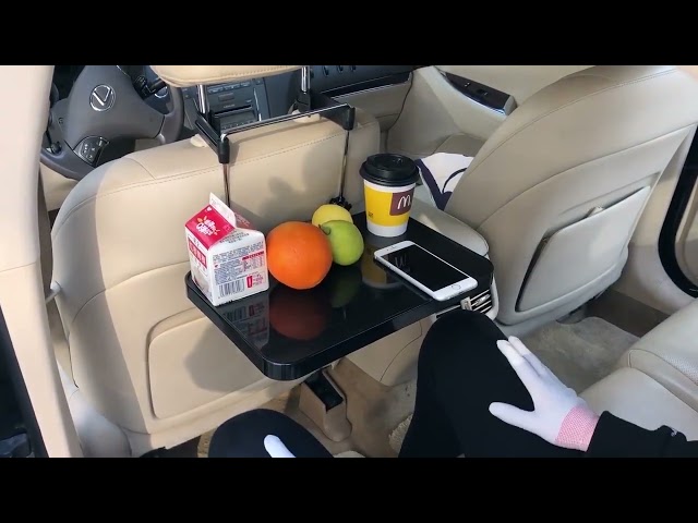 طاولة سيارة متعددة الاستخدام مع حامل أكواب للأطفال والكبار