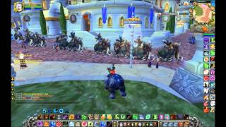 preview picture of video 'WOW - Dalaran Mammoth Train -- BelchingToadClan.info'