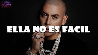 Farruko Ft Cosculluela - Ella No Es Facil  (Letra)