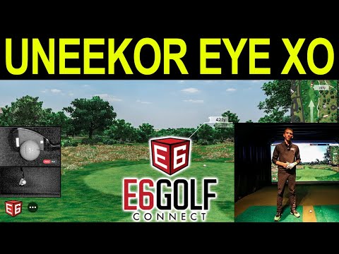 UNEEKOR EYE XO Review Playing E6 Connect Golf Simulator Software