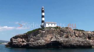 preview picture of video 'Portocolom Mallorca Einfahrt in die Bucht'