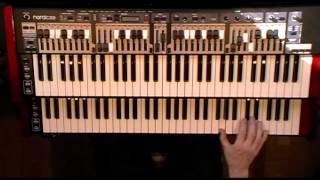 I'm A Believer (The Monkees) Organ Riff Tutorial - Nord C2D Hammond B-3 Organ Clone Clavia