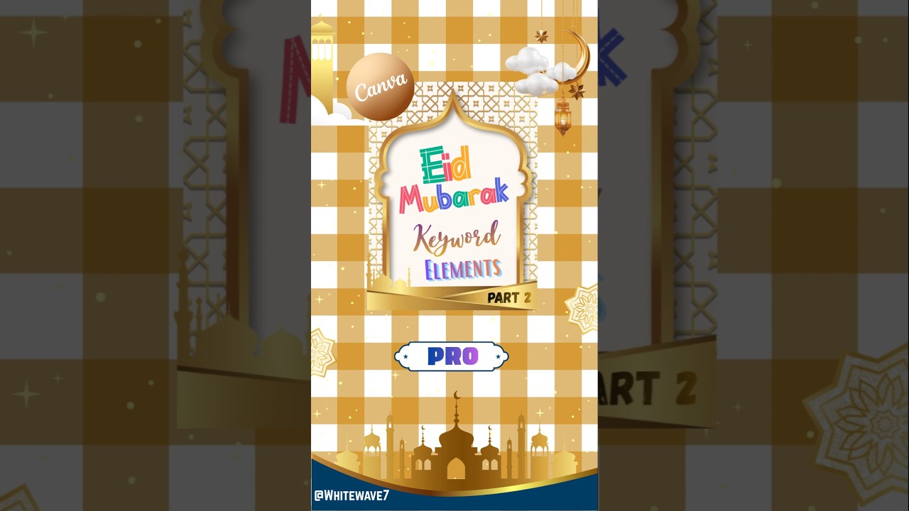 🌙 Ramadan Kareem Canva Elements | FREE Design Ideas #eid #ramadan #digital  #fyp