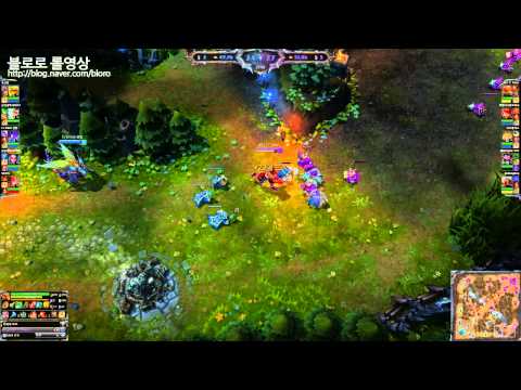 SKT T1 Faker Leesin vs CJ Entus 갱맘 khazix