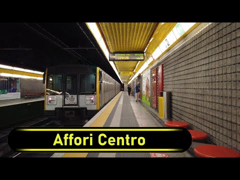 Metro Station Affori Centro - Milan 🇮🇹 - Walkthrough 🚶