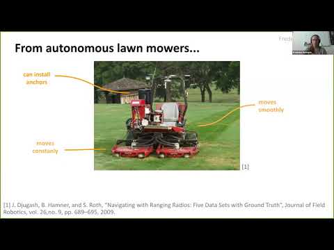 From Autonomous Lawn Mowers to Bat Drones: dynamical Distance Geometry in the Wild