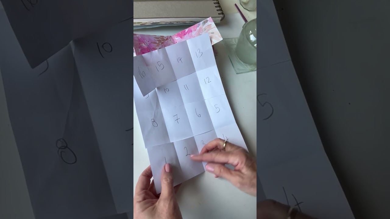 How I construct my mini concertina books.