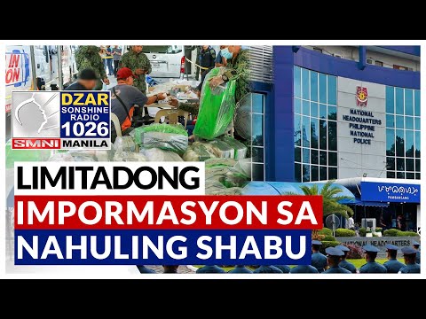 PNP, limitado pa rin ang impormasyon kaugnay sa nahuling shabu sa Batangas