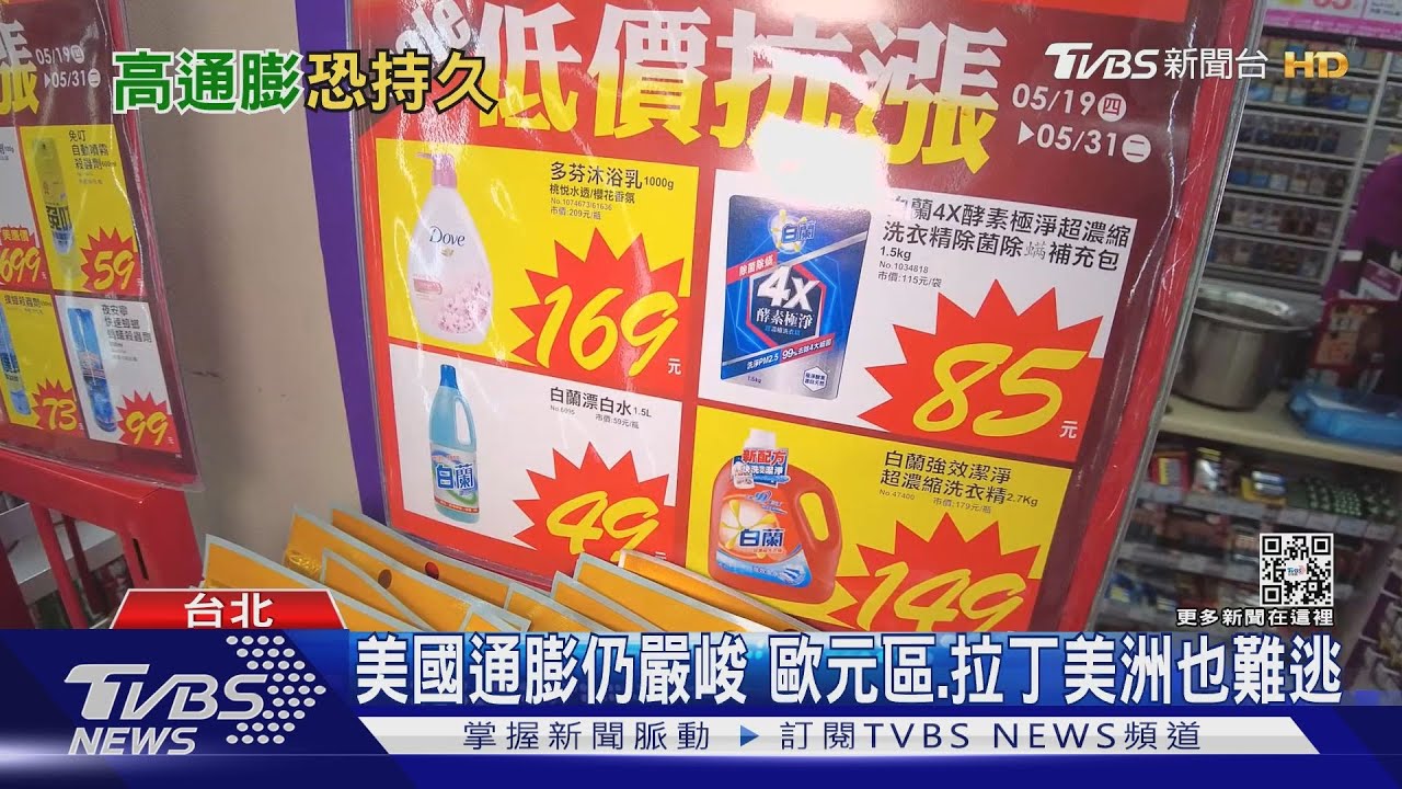 美國通膨仍破8% 除歐美最嚴重的通膨國家在這裡
