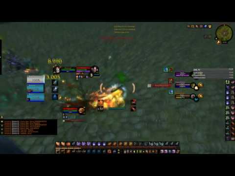 LEGION Fire mage skirmish arena, double Greater Pyroblast