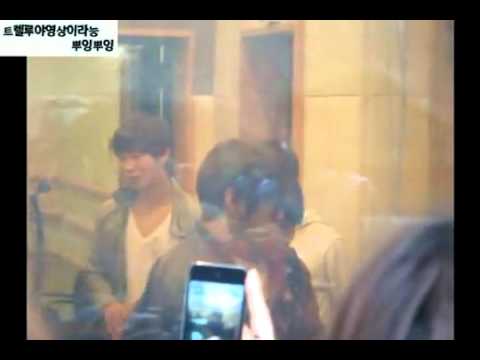 [FANCAM]110415 - #5 BEAST Junhyung - after Danny An's Music Show