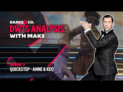 DWTS ANALYSIS: Week 3 - Anne Heche & Keo Motsepe's Quickstep