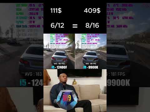 i5 12400F = i9 9900K #foryou #gaming #pcgaming #pcgamer #cpu