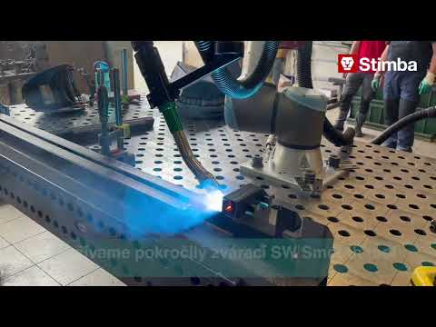 Praktická ukážka rezania a zvárania s cobotom na workshope