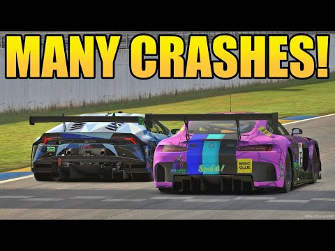 iRacing: 3 Hours Of Many Crashes Of Road Atlanta