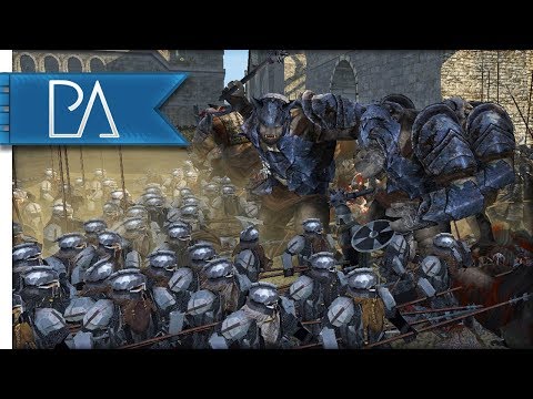 Defense of Osgiliath: Men & Dwarves United - Third Age Total War Reforged Mod Gameplay