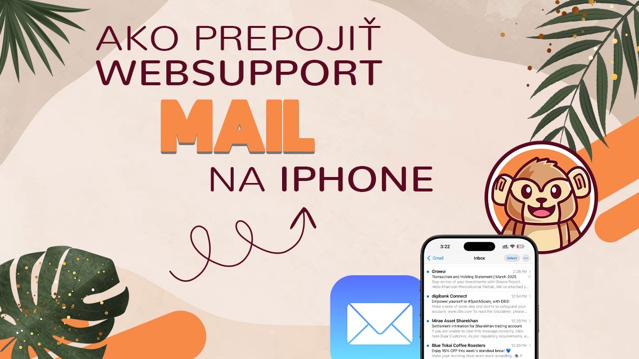 Websupport Mail na iPhone | Nastavenie E-mailu Krok za Krokom (NÁVOD)