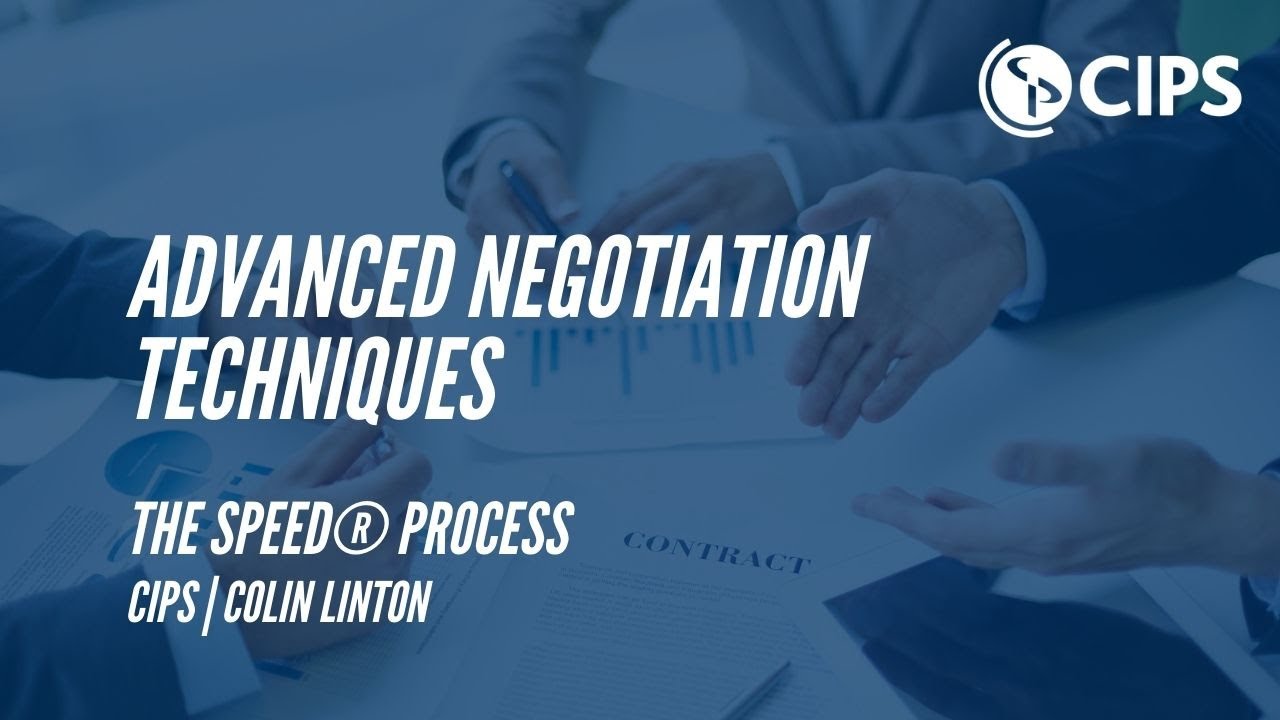 Advanced Negotiation Techniques - The SPEED® Process