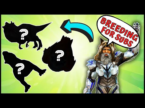 Ark Breeding For Color Mutations PART 1 | Fully Color Stacking 3 Dinos My Subs Requested