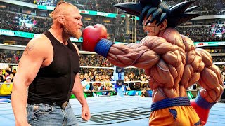 ❄️WWE 2K24 | Brock Lesnar vs Goku : WWE2K June 10, 2025