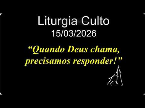 2026-03-15 - Culto Matutino - Pr. Heitor Stahnke.