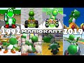 Evolution Of 1st Place Yoshi In Mario Kart Games 1992 2019