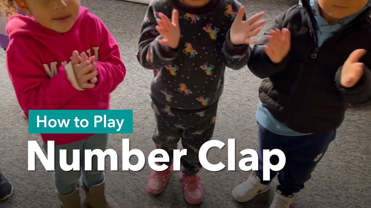 Number Clap | Kids love this game! Clap to learn counting!