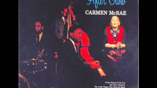 Carmen McRae - I can't escape from you