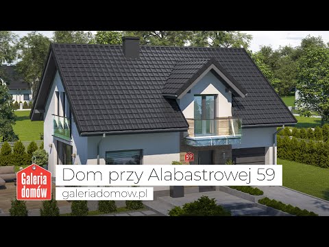 Projekt domu przy Alabastrowej 59 - GaleriaDomow.pl