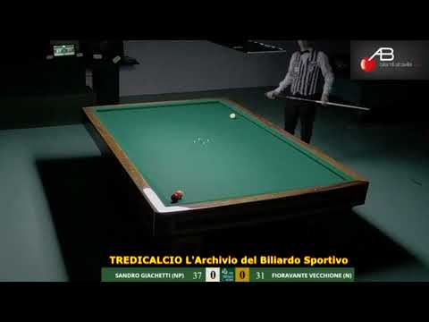 VECCHIONE vs GIACHETTI 21° CAMPIONATO BILIARDO AICS 2020 @TREDICALCIO