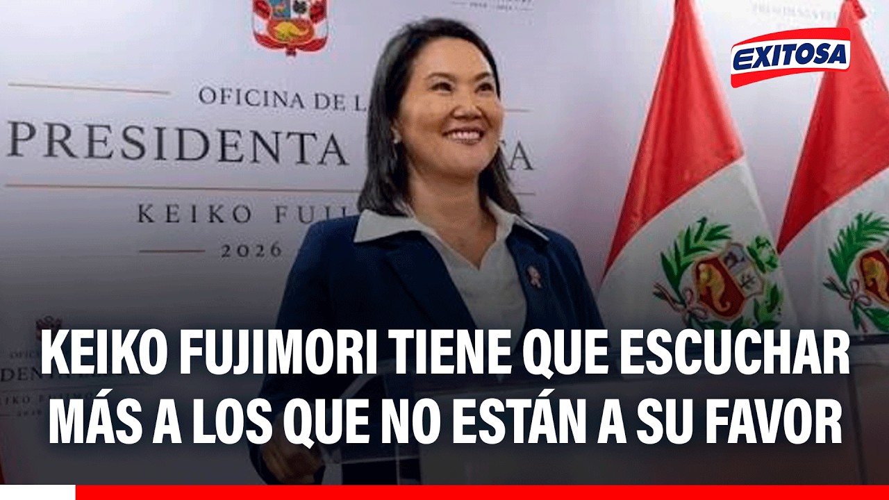 🔴🔵 Keiko Fujimori tiene que escuchar más a los que no están a su favor