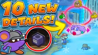 10+ Changes & NEW Details You Missed in Paper Mario TTYD Remake! (New Badges, Battle Toads & More!)