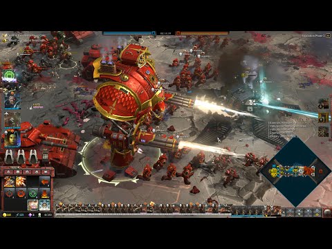 Space Marines vs Eldar - No Limit Mod - Massive Battle - 4K Quality - Warhammer 40K Dawn Of War 3