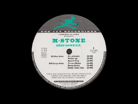 Lorenzo Al Dino Presents: M-Stone – Deep Down E.P. 12" Vinyl Record