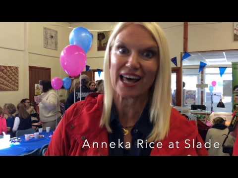 Anneka Rice visits Slade 25 years on