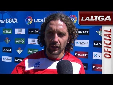 Entrevista a Iturra tras el Real Betis (0-0) Granada CF - HD