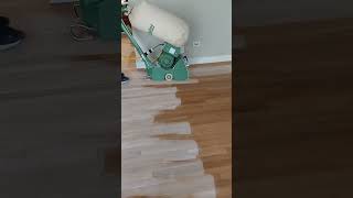 Hardwood floor refinishing video