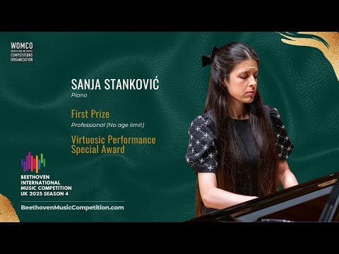 Winner's Speech | Sanja Stanković | Beethoven International Music Competition UK 2025