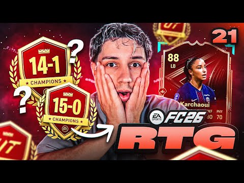 MY FIRST 15-0 ON THE RTG?!😱🔥 | FC 26 RTG without points #21