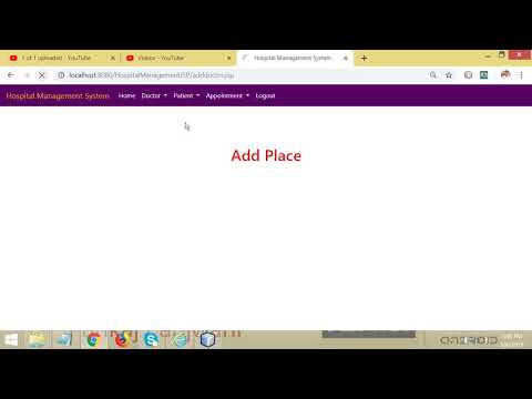 Hospital Management Project JSP MYSQL Part 12 | By Pankaj Panjwani