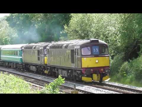 33025 + 33029 - The Crompton Torbay Venturer , Bristol 29-05-23